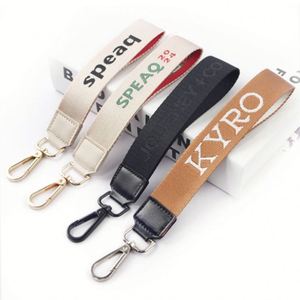 Cordón de Muñeca Tejido de Poliéster de Alta Calidad con Logotipo Personalizado a Doble Cara para Llaves, Cordones Cortos - Product Image 6