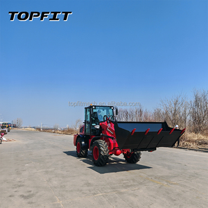 รถตักล้อยางหน้าขนาดเล็ก TOPFIT H580 เครื่องยนต์ดีเซล Yunnei 76 กิโลวัตต์ บุ้งกี๋ขนาด 1.3 เมตร สีแดง รับประกัน 1 ปี มอเตอร์ปั๊มเกียร์แบริ่งคุณภาพสูง - Product Image 4