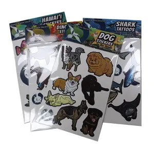 High Quality Self Adhesive Cartoons Label For Kids Custom Kiss Cut Sticker Waterproof Vinyl Label Amazon Products