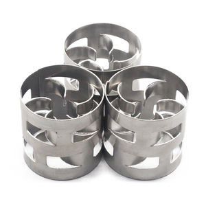 50mm Metal Ss304 Ss304l Ss316 Ss316l Stainless Steel Pall Ring for <strong>Nitric</strong> <strong>Acid</strong> <strong>Concentration</strong> Tower Packing