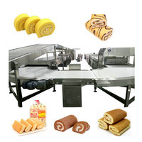 Ligne de production entièrement automatique YUCHO pour gâteaux roulés, mousses, chiffons et éponges, haute productivité, avec découpe et roulage