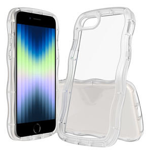 2024 Candy Color Wave Frame a prueba de golpes TPU funda protectora transparente para teléfono para <span class=keywords><strong>iPhone</strong></span> 7G/8G/<span class=keywords><strong>SE</strong></span> <span class=keywords><strong>2020</strong></span>/<span class=keywords><strong>SE</strong></span> <span class=keywords><strong>2022</strong></span> - Product Image 1