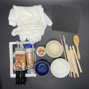 Kit de réparation Kintsugi japonais WBG, résine bio-céramique dorée, sans danger pour les aliments - Product Image 2