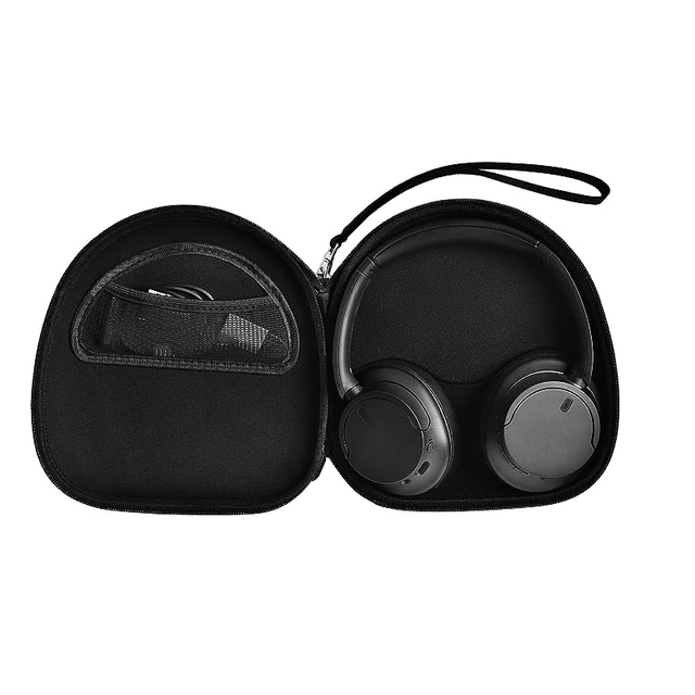 Durable Hard EVA Waterproof Shockproof Portable Storage Case Customizable Color Logo for Earphone Headphone Headset-Travel Use