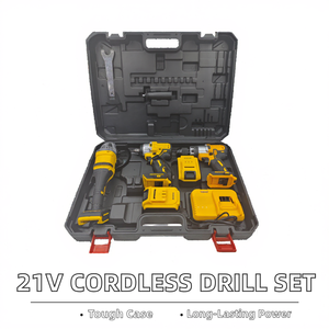 OEM Customizable 21V Brushless Lithium Battery Cordless Power Drill <b>Combination</b> Set Wrench 1/4in Drive <b>Square</b> Sockets CL-3-1 OEM - Product Image 3