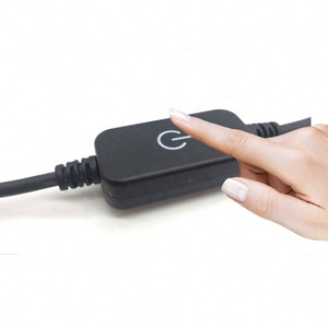 <span class=keywords><strong>Dc5v</strong></span> DC12V-24V mini đen trắng chuyển đổi <span class=keywords><strong>LED</strong></span> Inline cảm ứng Dimmer chuyển đổi điều khiển cho màu duy nhất <span class=keywords><strong>LED</strong></span> Strip Lights - Product Image 3