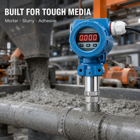 Teicaro Industrial 100MPa Hard Flush Diaphragm Stainless Steel Pressure Transmitter 0.5% FS Accuracy 4-20mA RS485 Slurry Mud