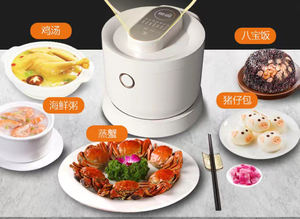 Cuiseur à <span class=keywords><strong>riz</strong></span> électrique 3L avec pot intérieur en acier Cuisine saine multifonctionnelle pour la cuisine Dessugar <span class=keywords><strong>Type</strong></span> de tambour polyvalent - Product Image 4