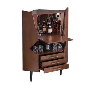 Mobile Bar Angolare VEVOR In Legno - Credenza Per Vini E Liquori Con Portabicchieri - Foto 6