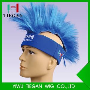 Peluca de Pelo Estilo Mohawk con <span class=keywords><strong>Color</strong></span> Personalizado, Peluca de Arcoíris - Product Image 5