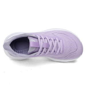 Lace-Up Mesh Sneakers Round Toe White Orange Breathable Sporty Style All Seasons Rubber Outsole EVA Midsole wholesale - Product Image 3