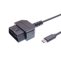 AOTAI Car OBDII Detection Cable OBD2 to Type-C Driving Record Car Charging Data Cable