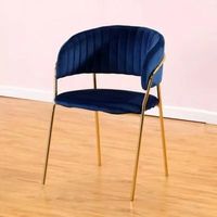 Chaise de salle à manger de luxe en métal, style nordique moderne et minimaliste, pour usage domestique, réception, salons de beauté, chaise de coiffeuse, salons de vêtements et salons de manucure