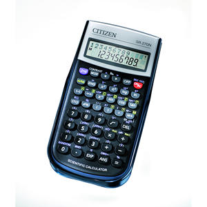 CALCULADORA CIENTÍFICA CITIZEN SR270N DE 236 FUNCIONES, NEGRO - Product Image 1