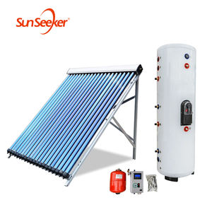 Bon marché Prix Réservoir D'eau En Acier Inoxydable Pression Séparée Chauffage Solaire Tubes À Vide En Verre Chauffage Thermique Autoportant Extérieur - Product Image 1