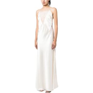 Vestido de Lino y Algodón Personalizado para Mujer, Elegante Vestido Camisero sin Espalda con Detalle de Encaje, Diseño Sexy Estilo Camisa - Product Image 3