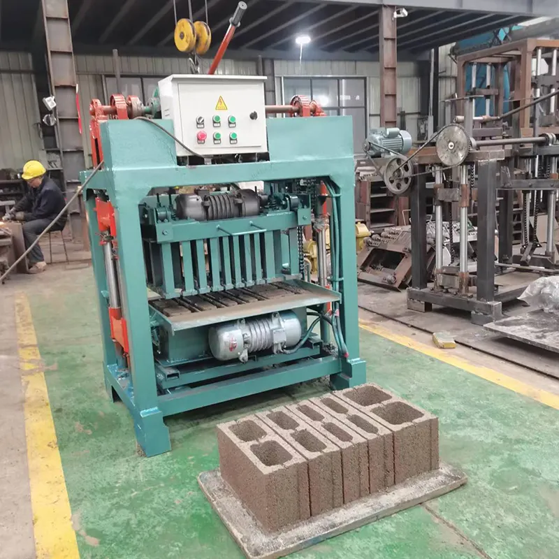 Factory Direct 4-30 Industries Machines Brick Machine Small Scale Brick Cement Hollow Clay Fly Ash Block Making Machine
