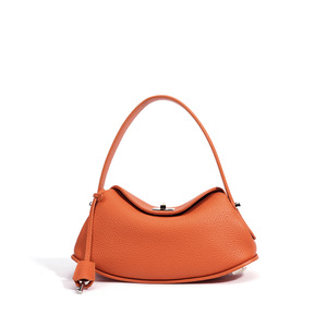 2026 New <strong>Design</strong> Genuine Leather Women's Handbags High Quality Cowhide Ladies Shoulder Bags Underarm Bags Luxury Handbags - Product Image 1