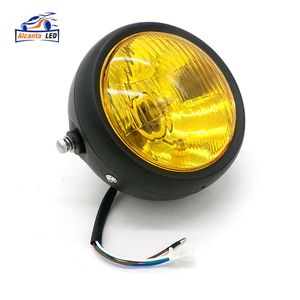 Phare avant Vintage pour moto Sportster Chopper Bobber Retro moto Cafe <span class=keywords><strong>Racer</strong></span> <span class=keywords><strong>Royal</strong></span> <span class=keywords><strong>Enfield</strong></span> Scrambler - Product Image 6