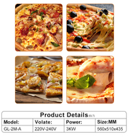 Minuterie mécanique contrôle unox convection bande transporteuse portable gaz bois rotatif dual fuel portable extérieur four à pizza