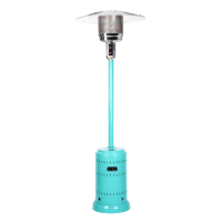 Chauffage de terrasse extérieur au gaz avec installation de parapluie Conception champignon en fer pour le gaz naturel et la fonction de chauffage au gaz propane