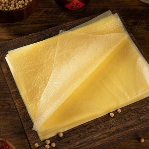 Feuilles <span class=keywords><strong>de</strong></span> tofu séchées pour fondue, cuisine asiatique, viande végétalienne, réhydratation rapide, emballage en vrac pour la restauration - Product Image 2
