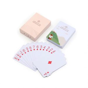 Free Sample Custom Design Your Logo Paper Printed <b>Box</b> Plastic Pvc Waterproof Poker Deck Baloot Playing <b>Cards</b> Wholesale - Product Image 6
