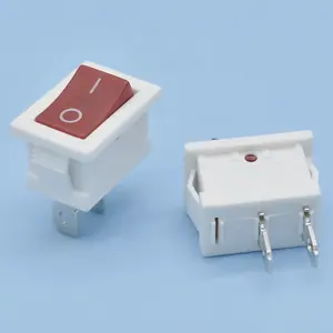 Interruptor de equipo eléctrico Kcd1, dispositivo de arranque/apagado, color blanco