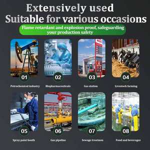 Detector de Gás Quatro em Um GY/VGD-200-4M, Detector Fixo de Gás Combustível, Oxigênio, Metano, Alarme de Concentração de CO, Detector de Vazamento de Refrigerante - Product Image 3