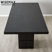 Meubles WISEMAX, meubles de maison de style médiéval de haute qualité, bureau de designer créatif, table à manger en bois massif pour villa