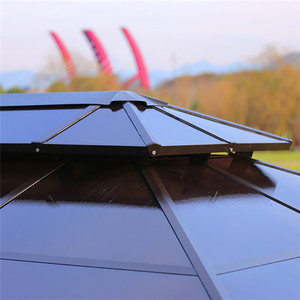 Youya alta calidad impermeable jardín/piscina cerrado al aire libre Gazebo dosel 12x20ft/12 * 20ft Gazebo para cafetería - Product Image 3