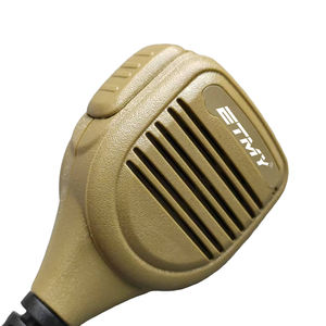 Micrófono de Altavoz Resistente con Botón PTT para UV5R UV17 UV82 para la Serie TK, Color Arena, Clasificación IP54, Rango de 0-10 km, Cable de 45 cm - Product Image 6