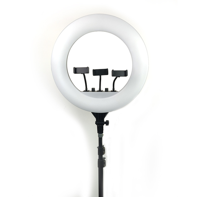 High Quality Led Circle Selfie Ring Light 14 Inch 3000-6000K Remote Control With Tripod Phone Holder Ring Light