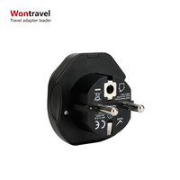 Adaptateur Européen 250V Chargeur Universel Mondial 13A Ignifuge Schuko Voyage International Prise UK