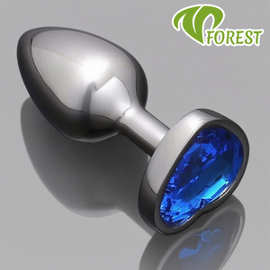 TT FOREST プレミアムステンレス防水アナル＆バットプラグセット ハート型アナルトレーナー 男女兼用 - Product Image 1