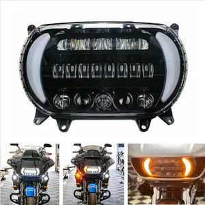 Atubeix LED <strong>Headlight</strong> for <strong>Harley</strong> Touring Road Glide 2015-2020 6000k Color Temperature with Running/Turn Signals - Product Image 6