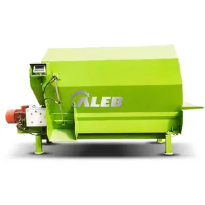 automatic small household horizontal mixer/Hot selling new animal feed crusher and mixer/ tmr seed grain mill feed mixer