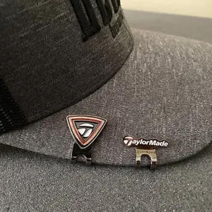 Heißer Verkauf Professioneller Fabrikgefertigter Hochwertiger Metall-Golfhut-Clip mit Logo-Design Golfball-Marker Hutclip - Product Image 2