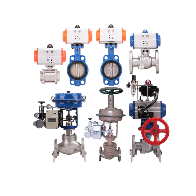 Standard Medium Temperature Pneumatic Valve Controller for Water Single/Dual Acting Steam Flow Control
