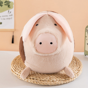 Peluche de Cerdo Gordo al por Mayor - Animal de Peluche Súper Suave, Muñeco Adorable para la Cama, Ideal para Aliviar el Estrés y Regalar - Product Image 3