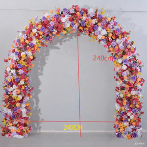 Fiori Artificiali in Seta per Decorazione Arco Nuziale e Passerella, File di Fiori per Miglioramento Location Matrimoniale, Cabina Fotografica 360 - Product Image 6
