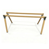 Table de Direction Moderne pour Bureau Commercial, Cadre Métallique, Style Italien Modulaire, Poste de Travail Exécutif Ovale pour Appartement