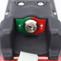 Remote Kontrol Nirkabel Industri 12-Tombol Tahan Air IP67 dengan Kecepatan Ganda dan Dapat Dikunci untuk Overhead Crane Hoist