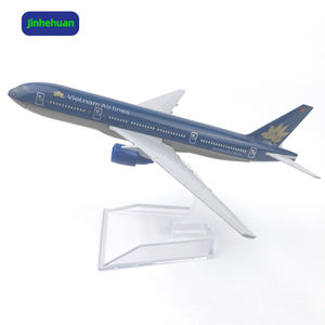 Vietnam B777 Flugzeug im Maßstab 1: 400 16cm Mini-Flug flugzeug zum Sammeln Dekorieren von Luft flugzeug modellen Metall handwerk Geschenk - Product Image 1