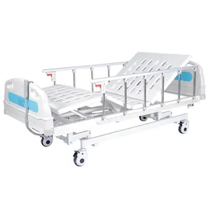 Оптовая продажа, ручная Больничная койка с тремя Кривошип, медицинская кровать для icu и clinic ICU bed