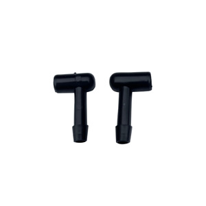 Conectores Automotrices BMW Mini R56 Adaptador de Rociador de Aguas Residuales para Capó 61607061615 Negro ABS Par - Product Image 1