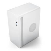 Casing Pc minimalis grosir Casing komputer Matx kustom menara menengah teknologi satu bagian 0.7mm bentuk U Casing komputer kantor