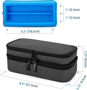 Bolsa Térmica Portátil de Doble Capa Personalizada para Medicamentos, Apta para Pluma de Insulina, Medidor de Glucosa en Sangre, Bolsa Refrigerante Portátil para Diabéticos - Product Image 3