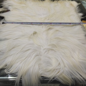 Tappeto in <span class=keywords><strong>vera</strong></span> <span class=keywords><strong>pelle</strong></span> di pecora con capelli lunghi in <span class=keywords><strong>pelle</strong></span> di capra, <span class=keywords><strong>vera</strong></span> <span class=keywords><strong>pelliccia</strong></span> per soggiorno - Product Image 5