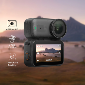Caméra d'action sportive <span class=keywords><strong>4K</strong></span> étanche, caméra de poche Osmo Nano avec 170° de champ de vision °   Grand angle et écran de 2,0 pouces, meilleure caméra vidéo portable de voyage - Product Image 2